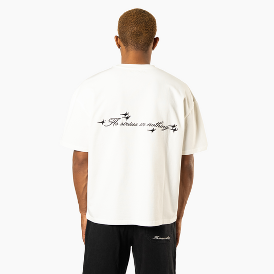 T-shirt Double Stars Blanc