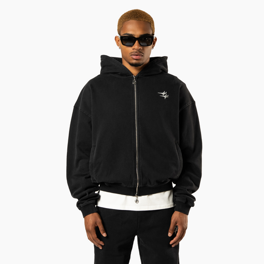Zip Hoodie Double Stars