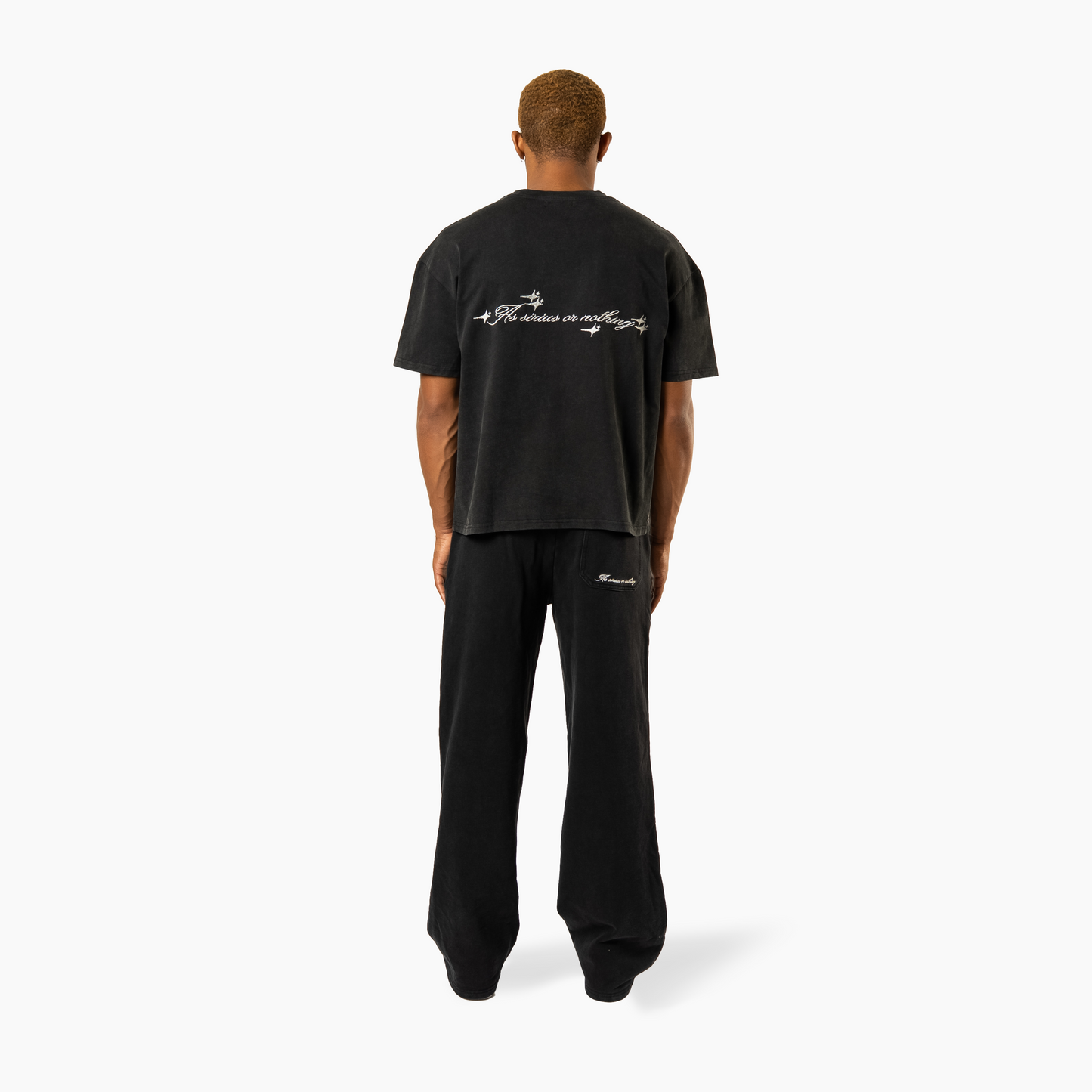 T-shirt Double Stars Noir