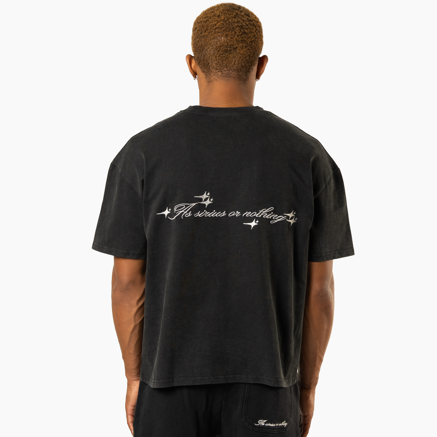 T-shirt Double Stars Noir