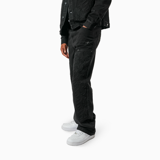 Carpenter Denim Monogram - Noir