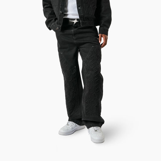 Carpenter Denim Monogram - Noir