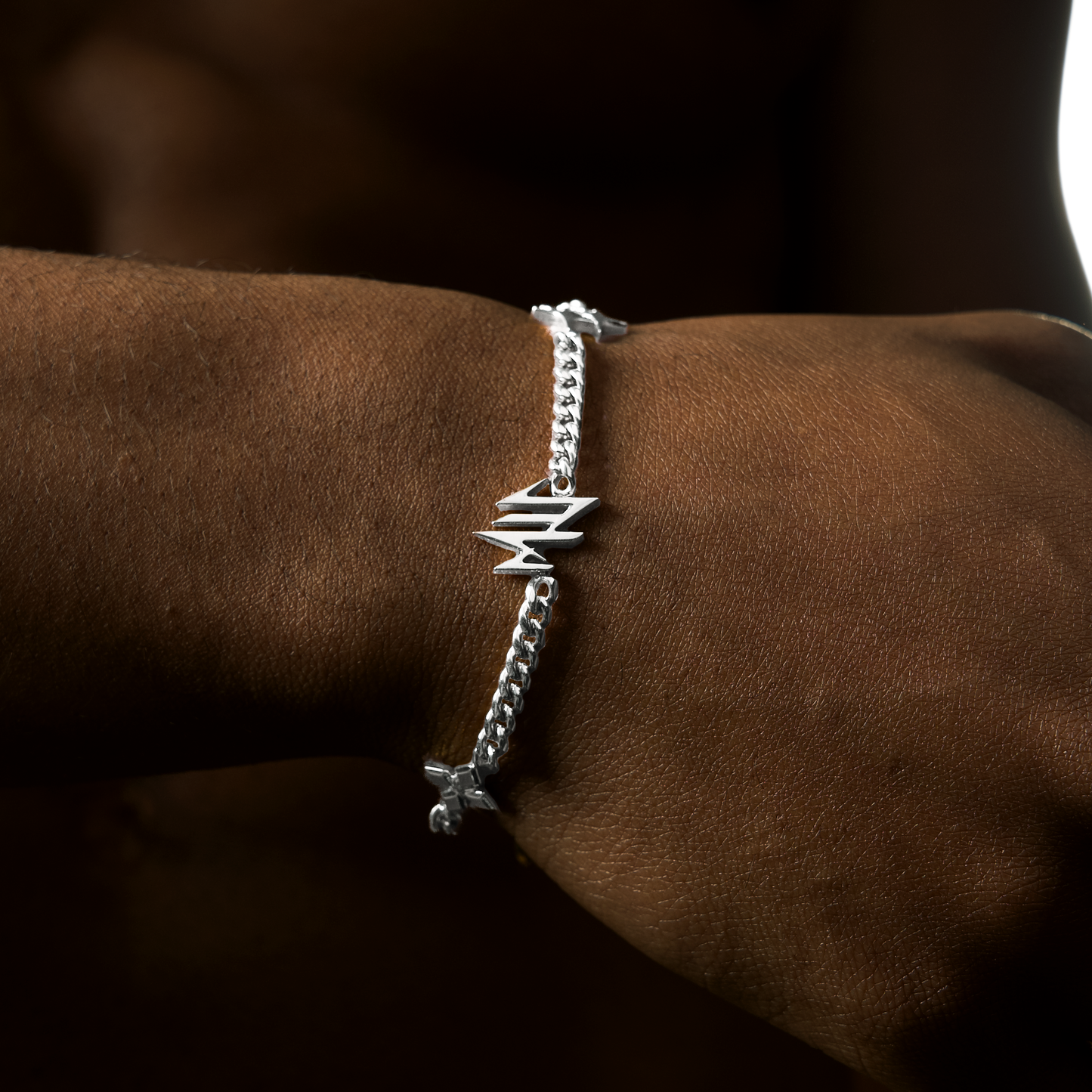 Bracelet MIS cuban - Argenté