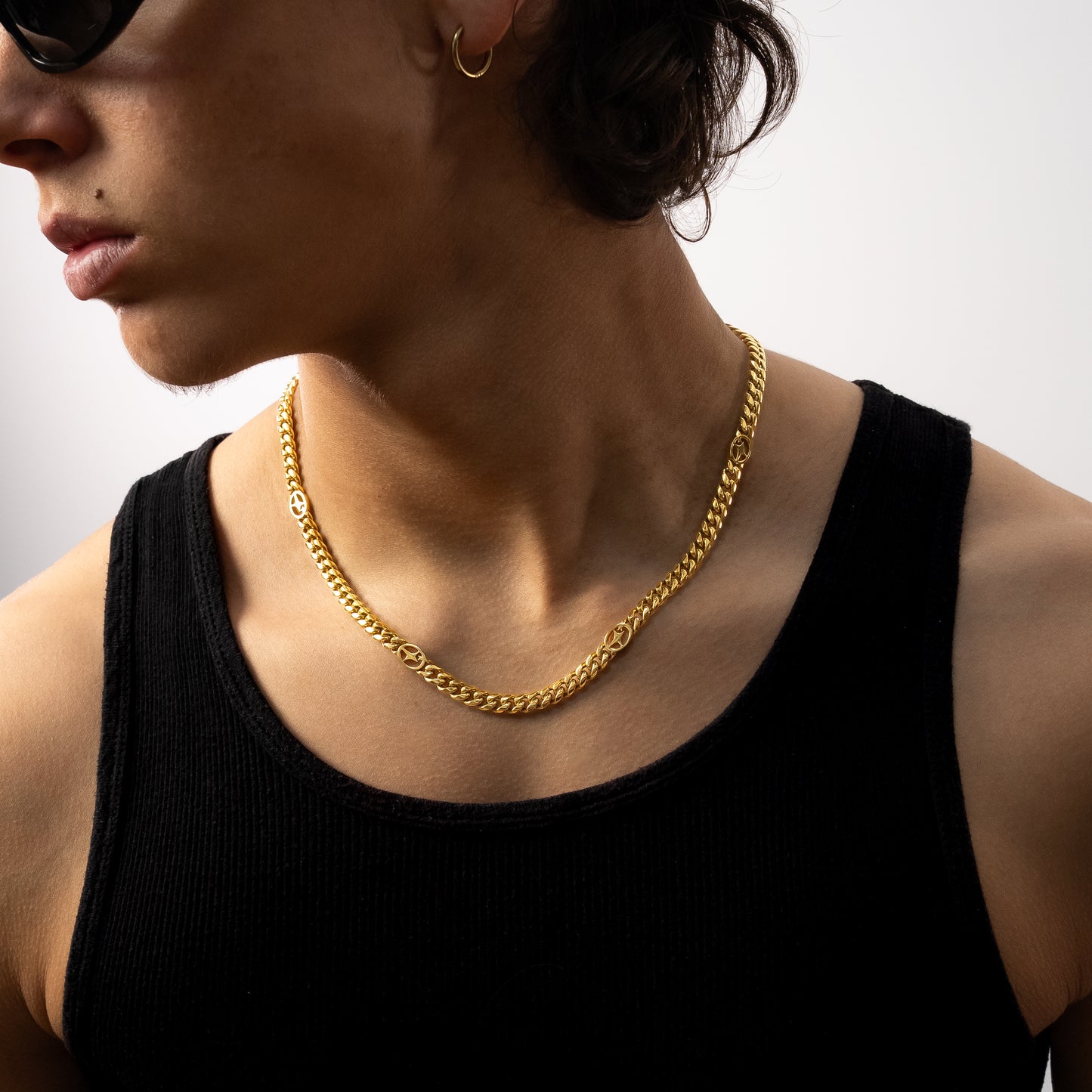 Cuban link chain 6 mm Signature Gold