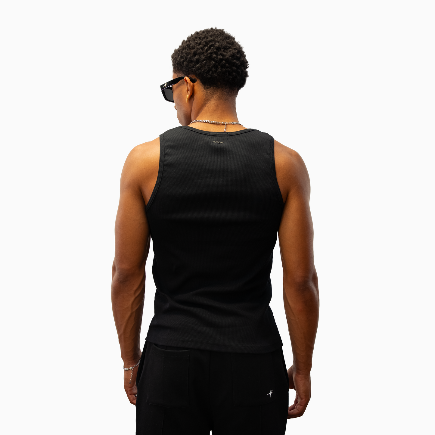 Rib Tank Signature - Black