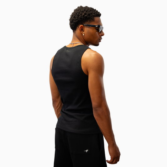 Rib Tank Signature - Noir