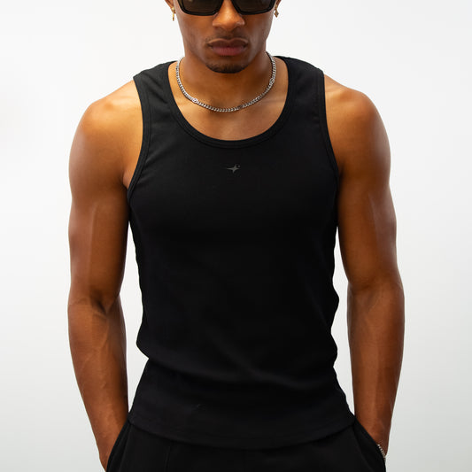 Rib Tank Signature - Noir