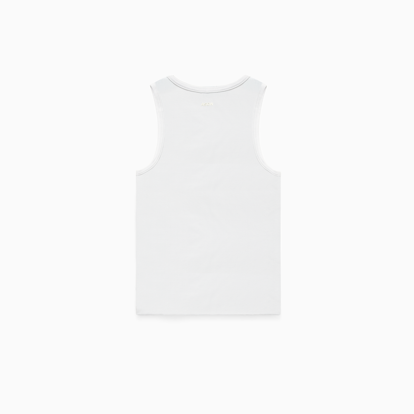 Rib Tank Signature - White
