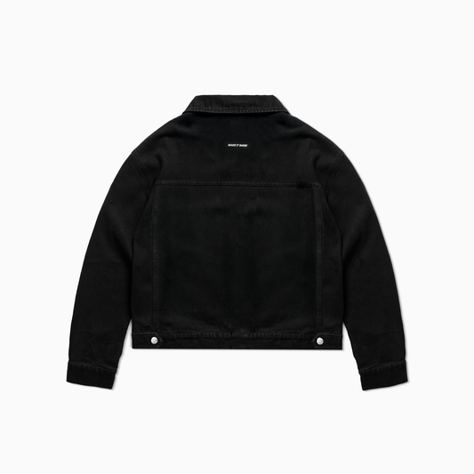 Denim Jacket Monogram - Noir Moissanite