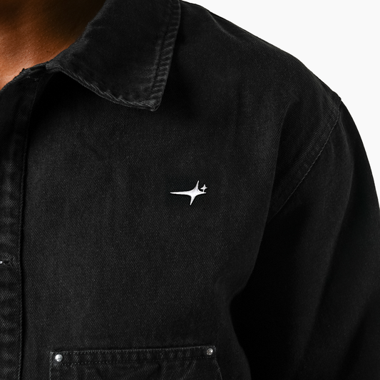 Denim Jacket Monogram - Noir