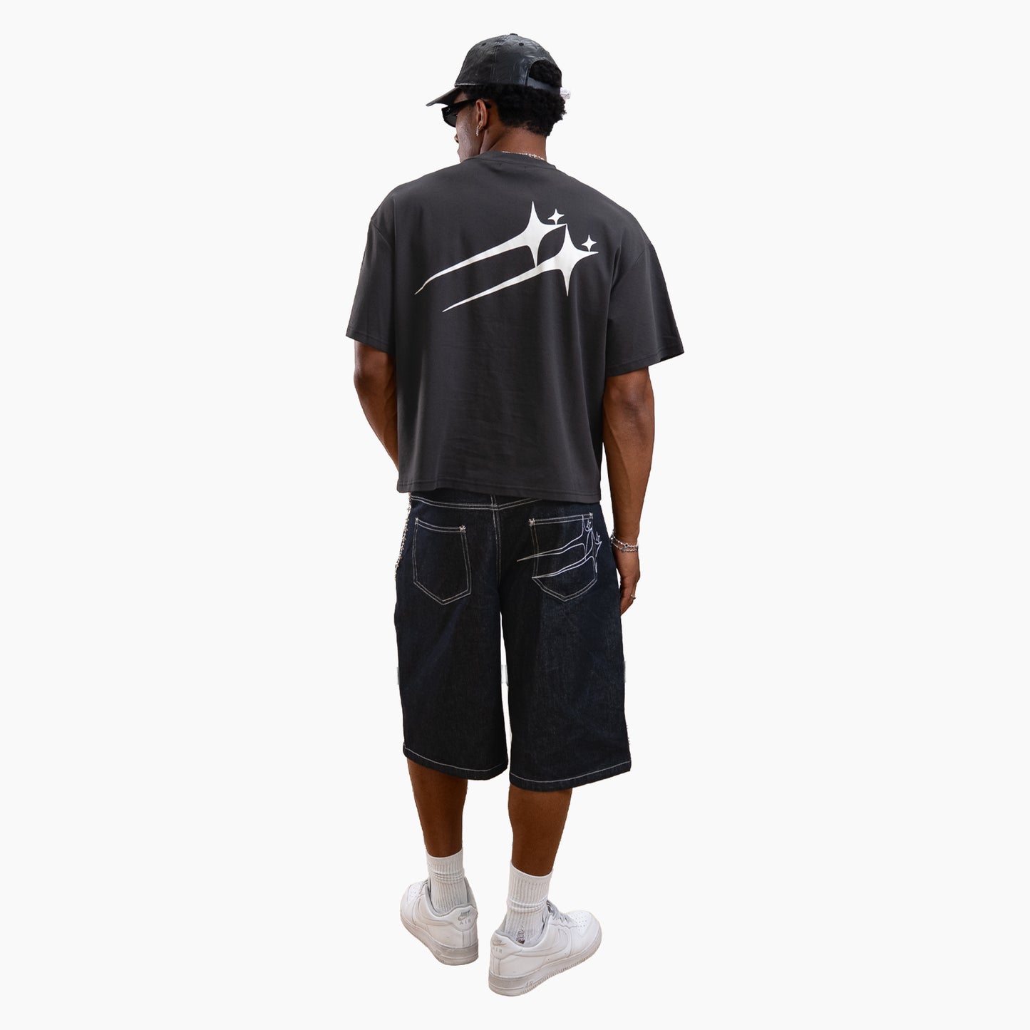T-shirt Twin Stars - Noir