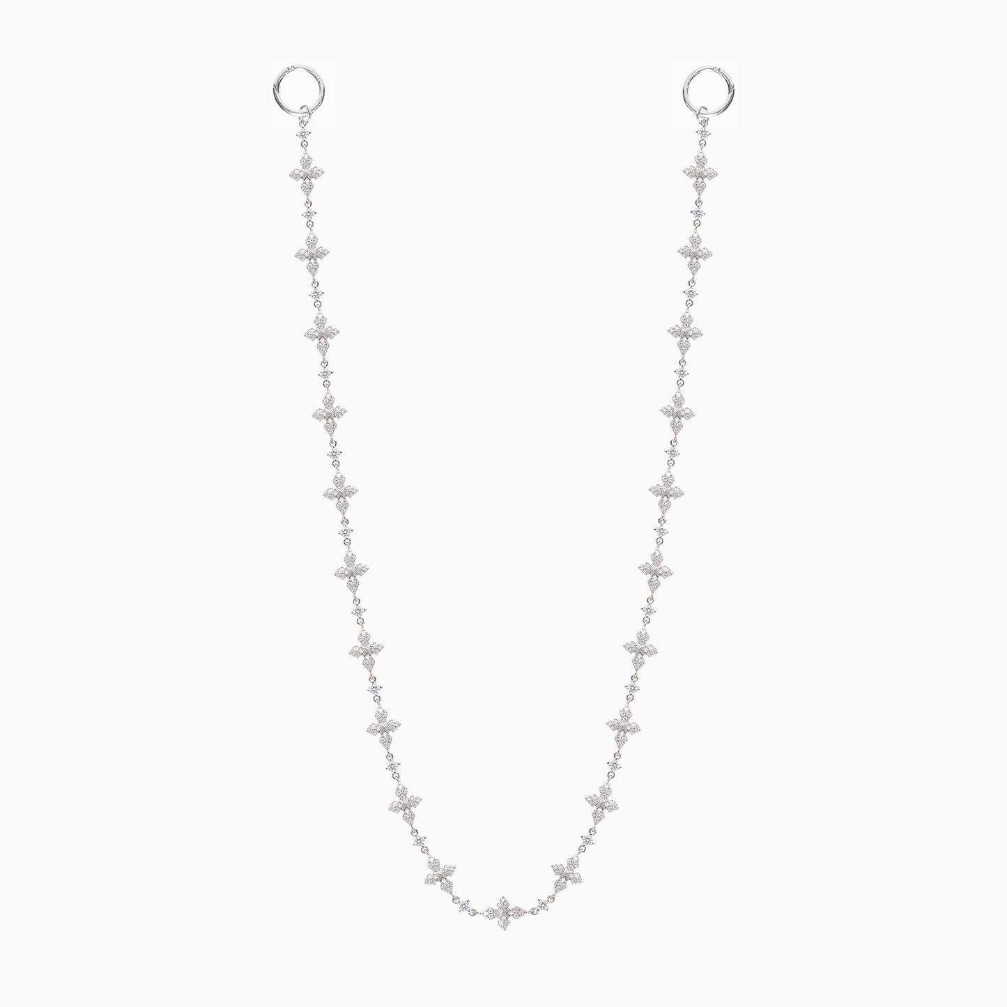 Wallet Chain Iced Celestial - Argenté