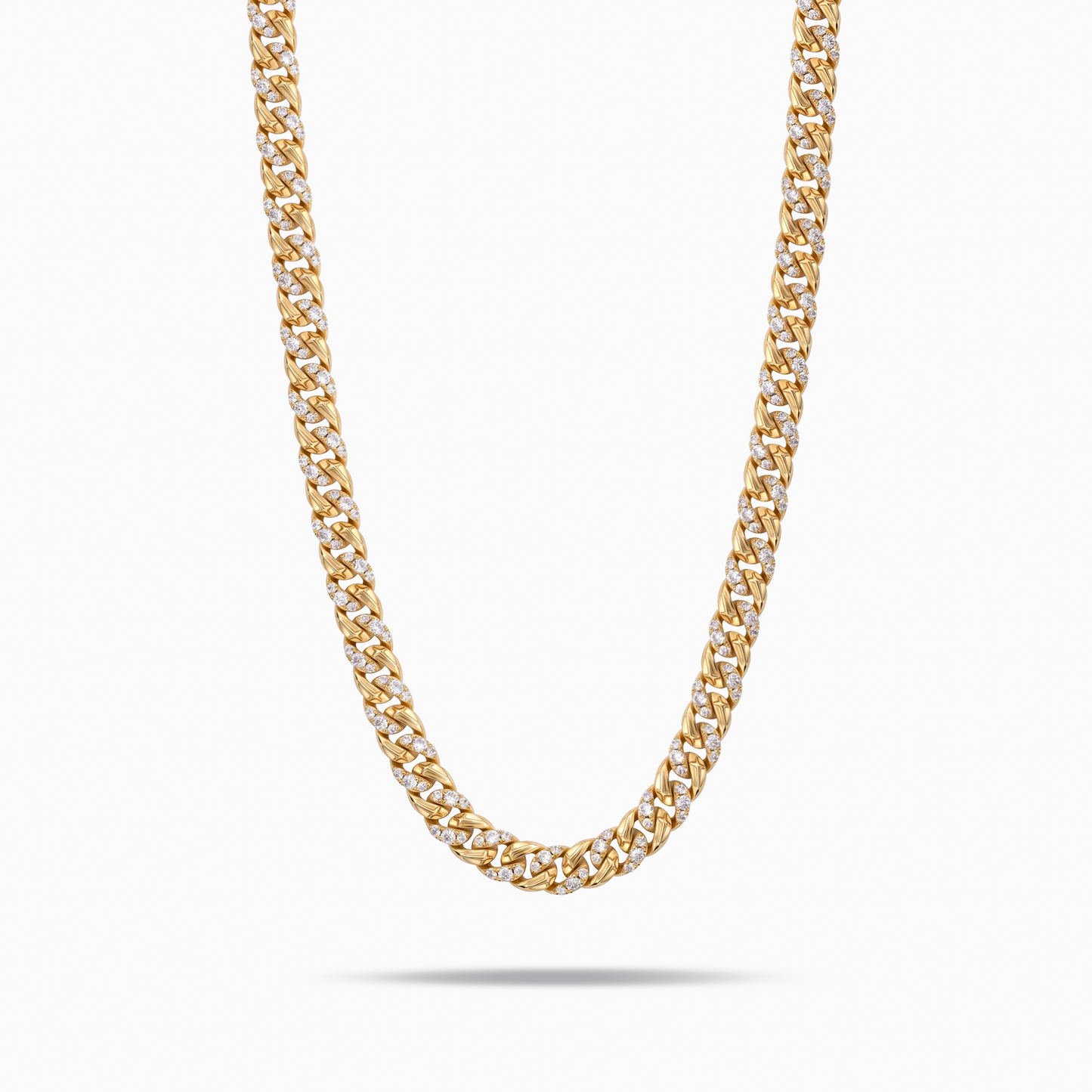 Chaîne Iced Icon Cuban link 6mm 1/2 Dorée