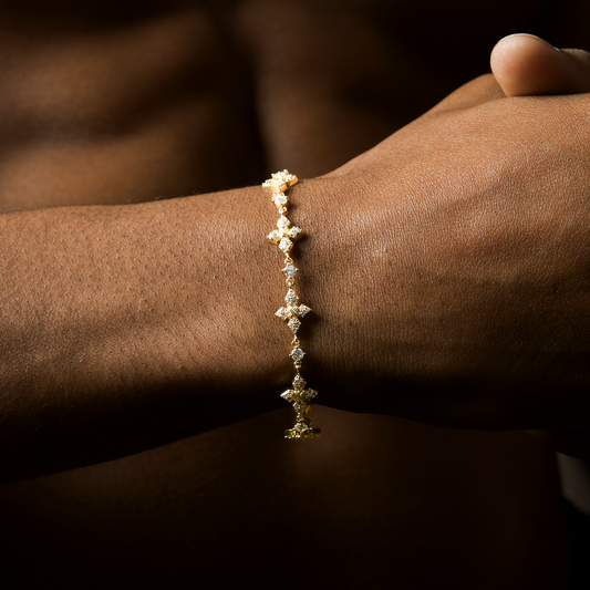 Bracelet Iced Celestial - Doré