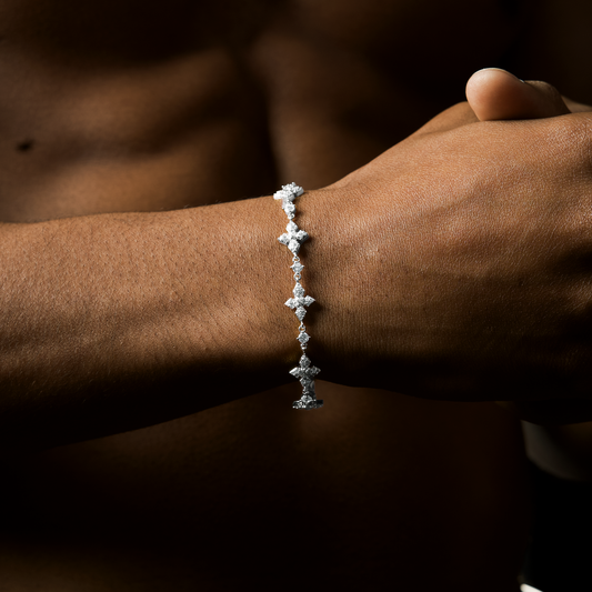 Bracelet Iced Celestial - Argenté