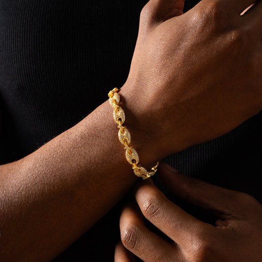 Bracelet Iced Coffee Beans - Doré