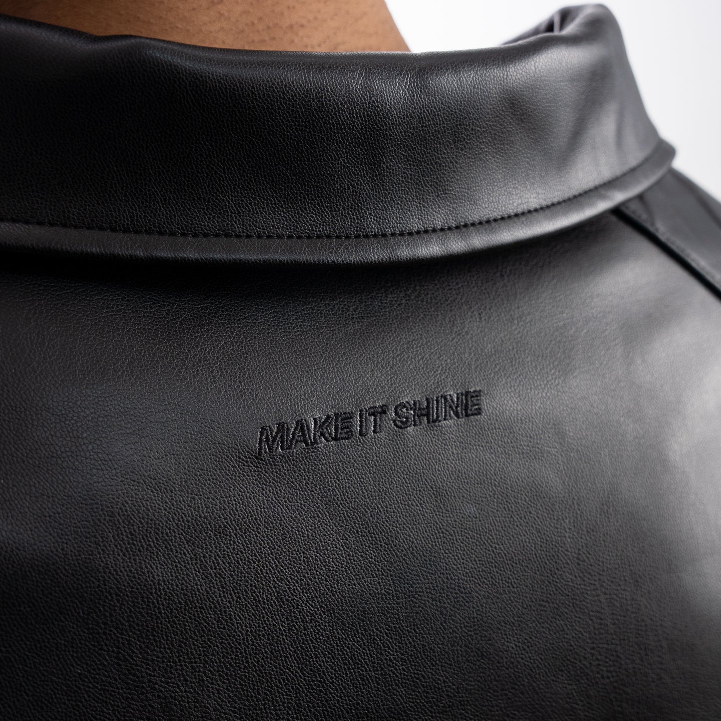 Monogram Leather Jacket