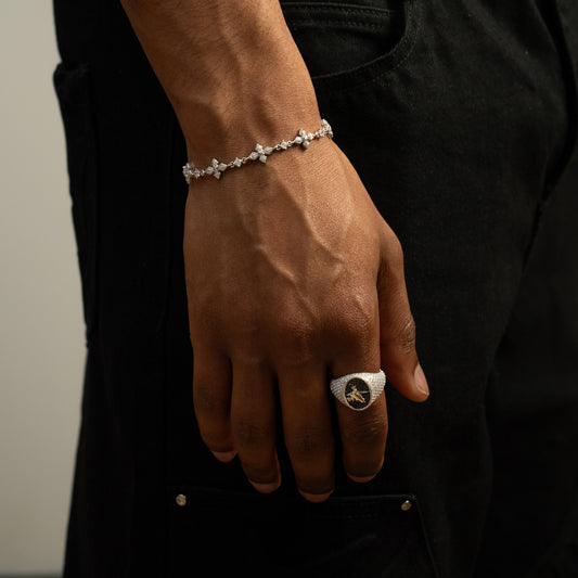 Bracelet Iced Celestial - Argenté