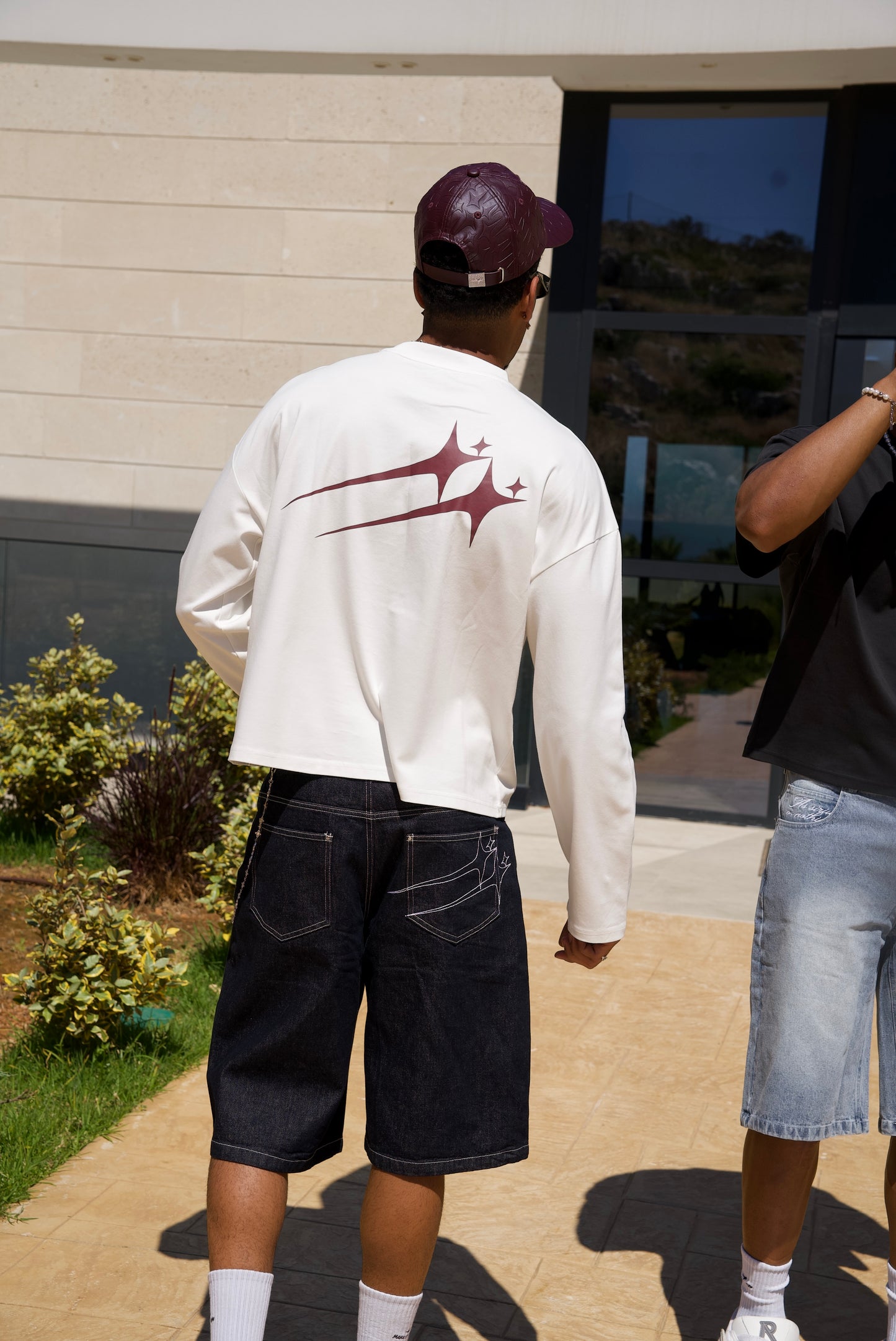 Long sleeve Twin Stars - Blanc