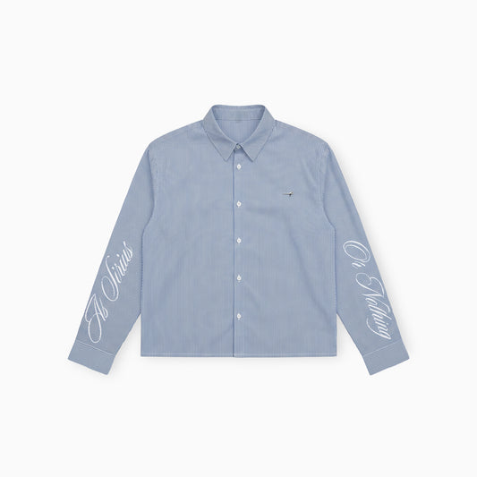 Striped long sleeve Shirt - Bleu & Blanc