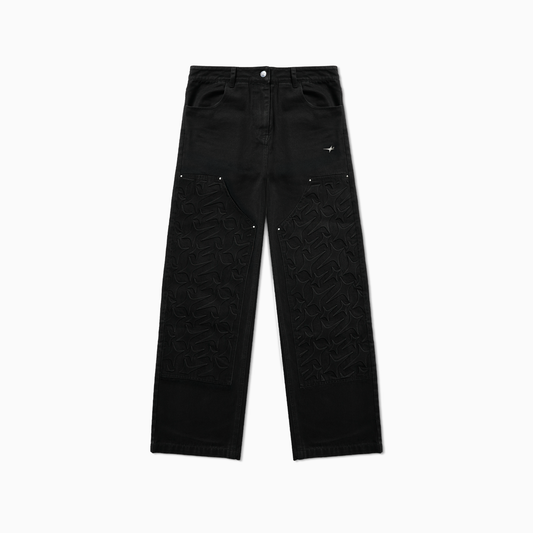 Carpenter Denim Monogram - Black