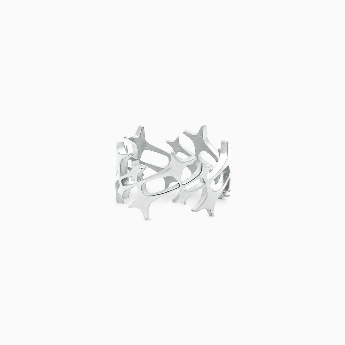 Monogram Ring Argenté