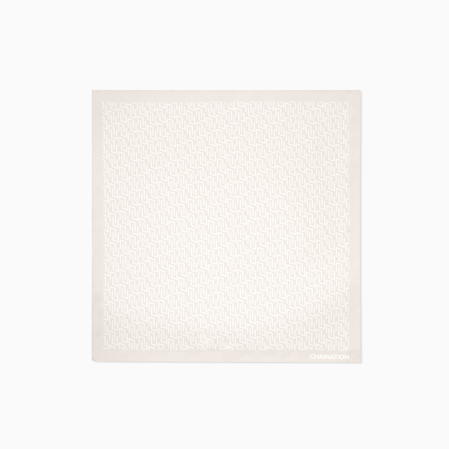 Monogram Square - Beige