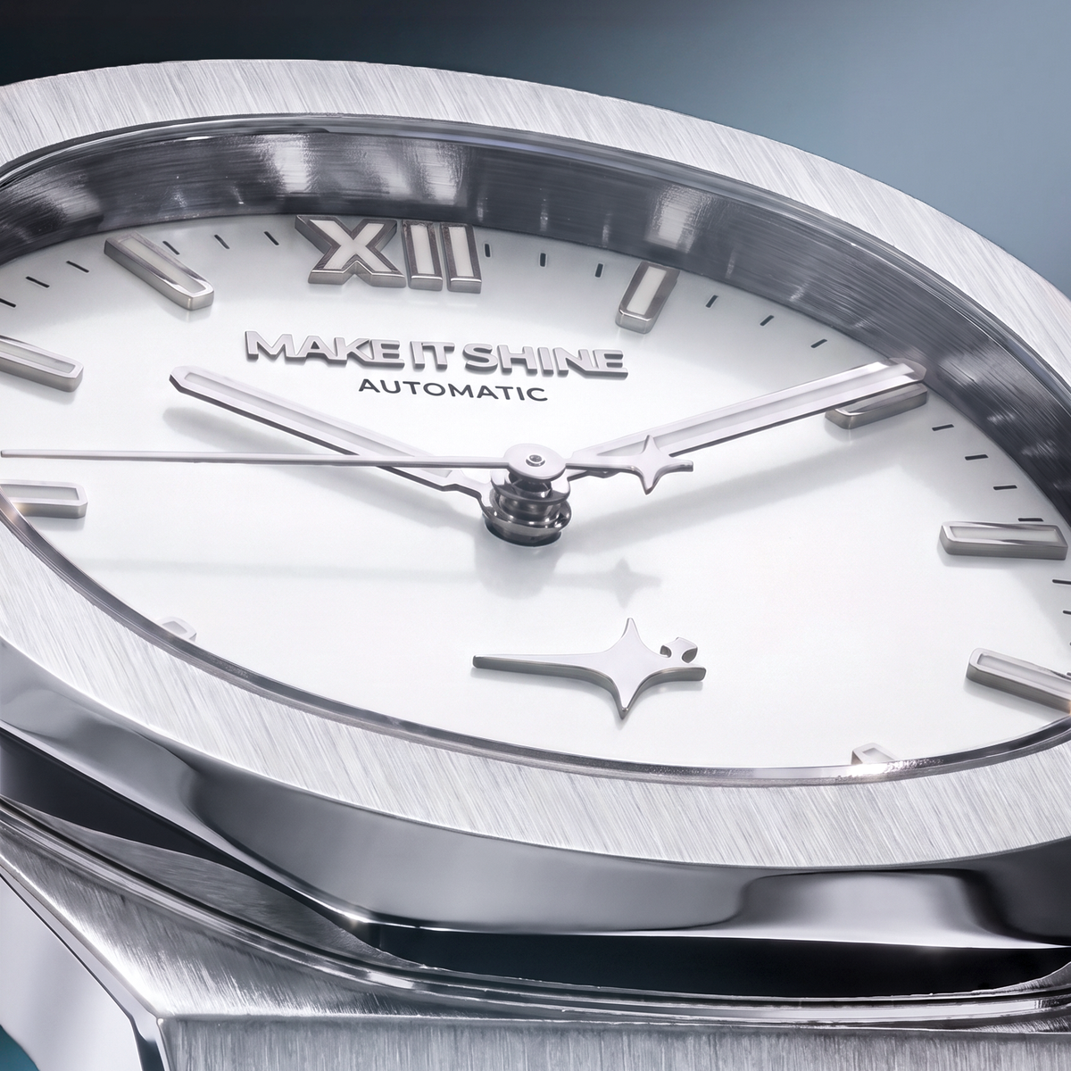 ASON1 - White Dial & Rubber Strap