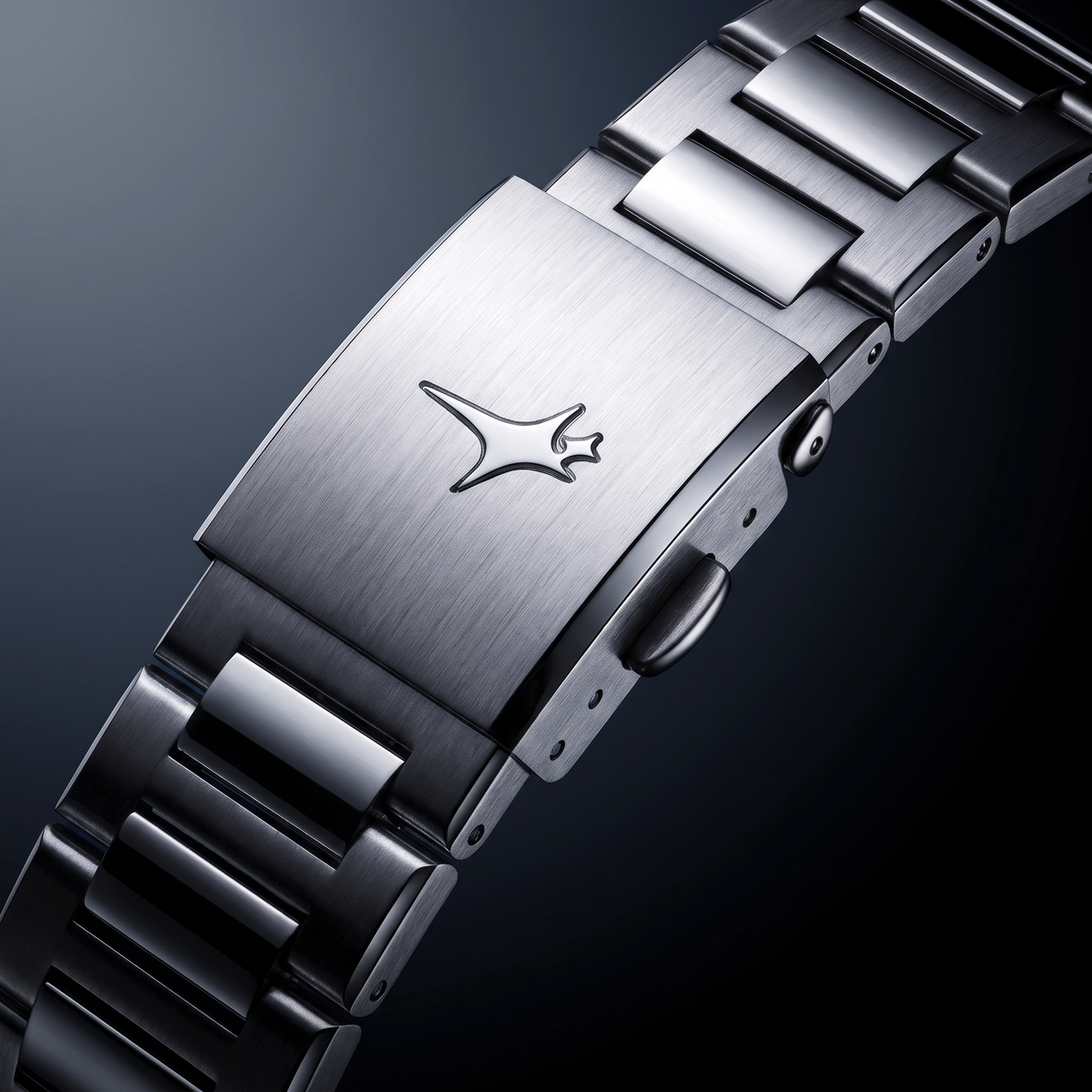 ASON1 - Cadran Noir & Bracelet Acier inoxydable 316L