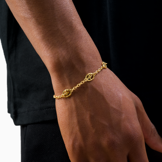 Gold Signature Cable Bracelet