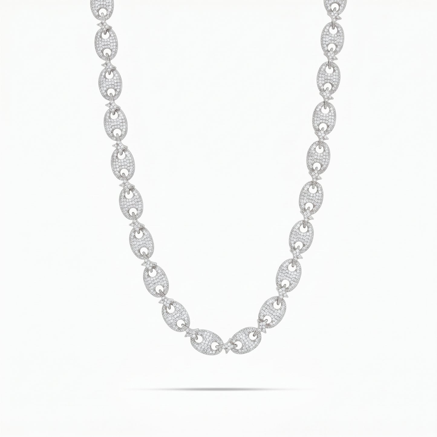 Iced Coffee Beans Chain - Silver
