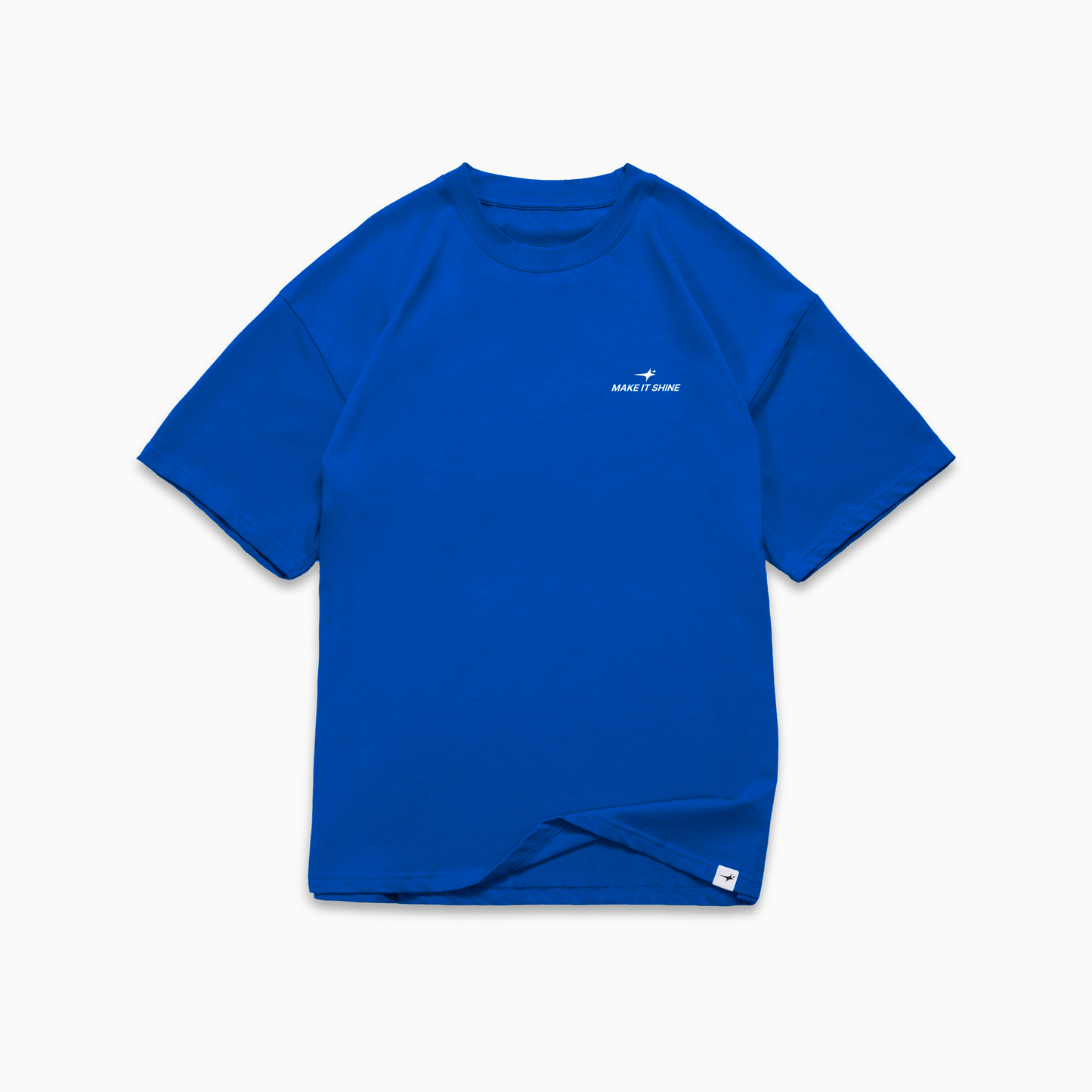 T-shirt Signature Bleu cobalt