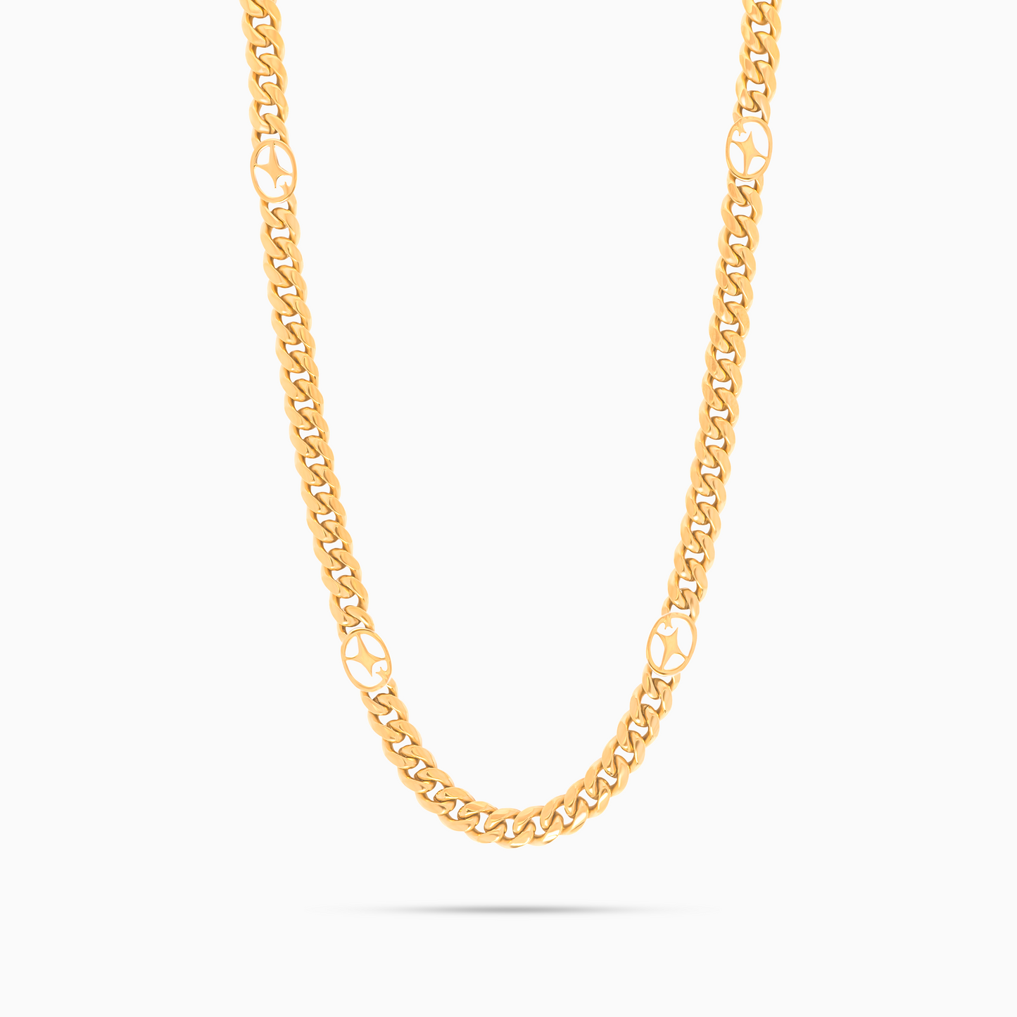 Cuban link chain 6 mm Signature Gold