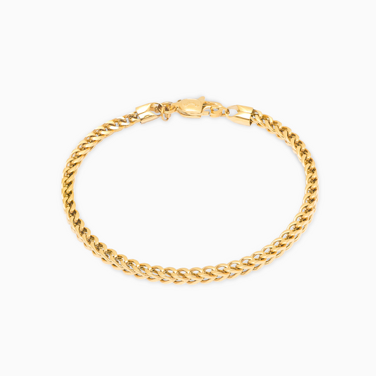 Franco bracelet 3 mm gold