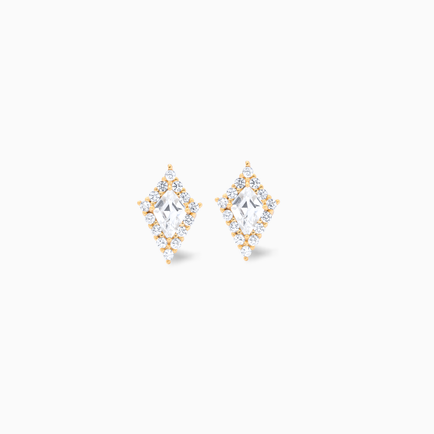 Golden halo earrings