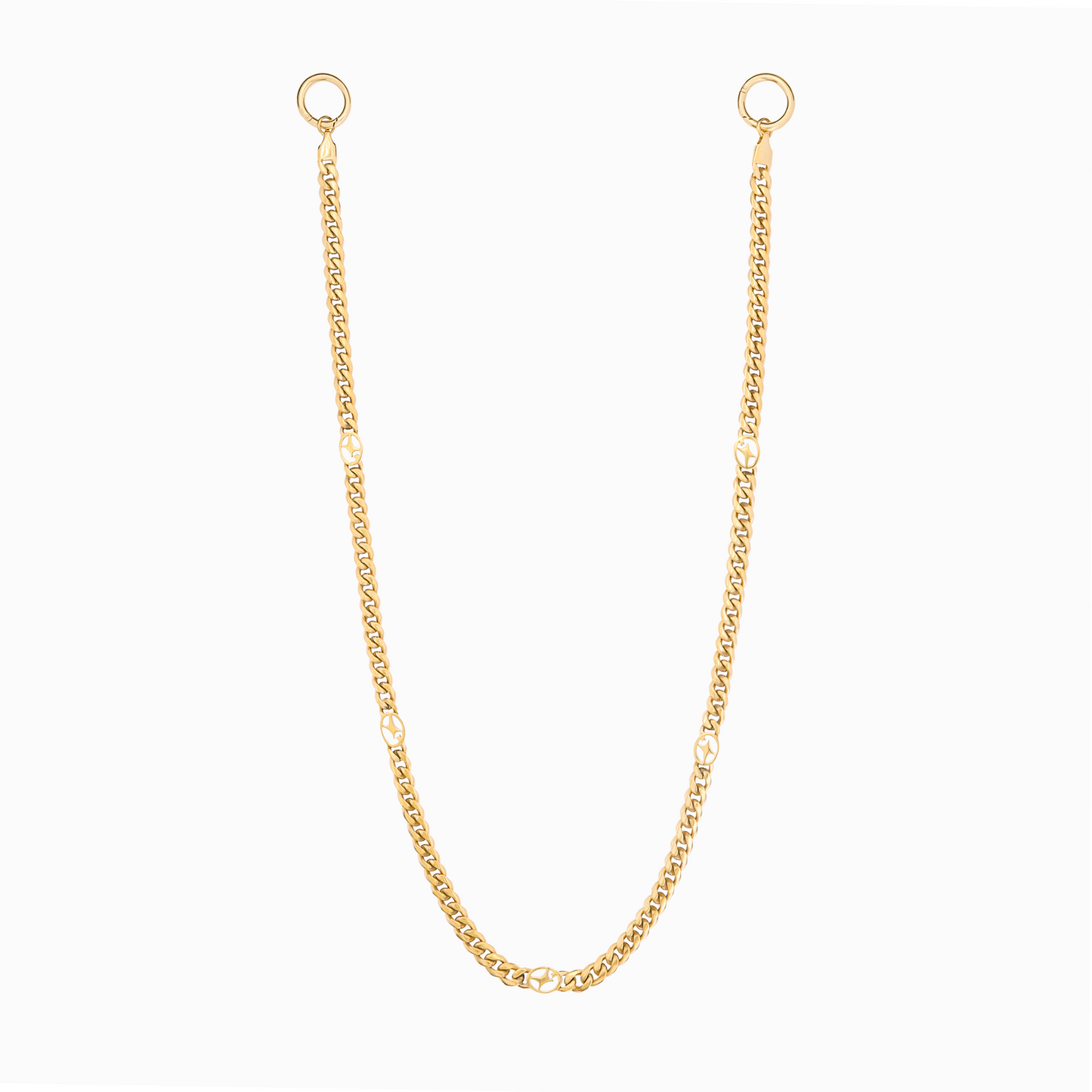 Wallet Chain Cuban link Signature 6 mm Dorée