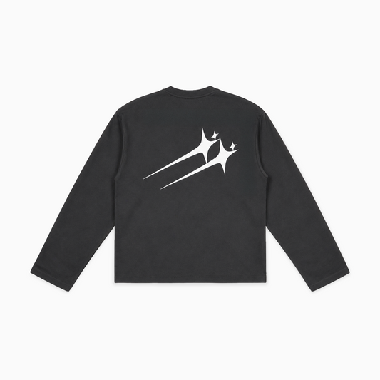 Long sleeve Twin Stars - Noir