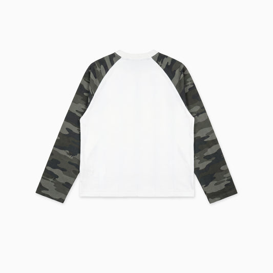 Camo waffle long sleeve - Vert