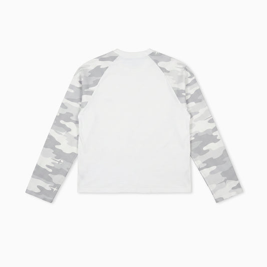 Camo waffle long sleeve - Gris