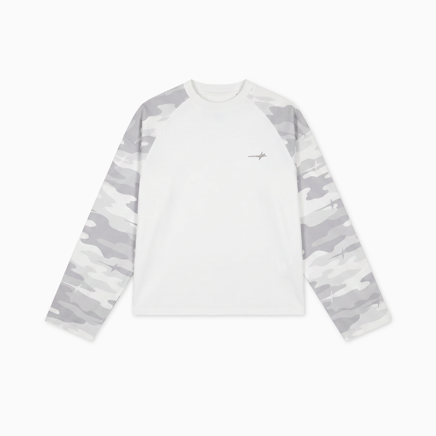 Camo waffle long sleeve - Grey