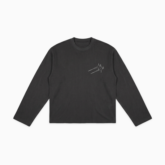 Long sleeve Twin Stars - Noir