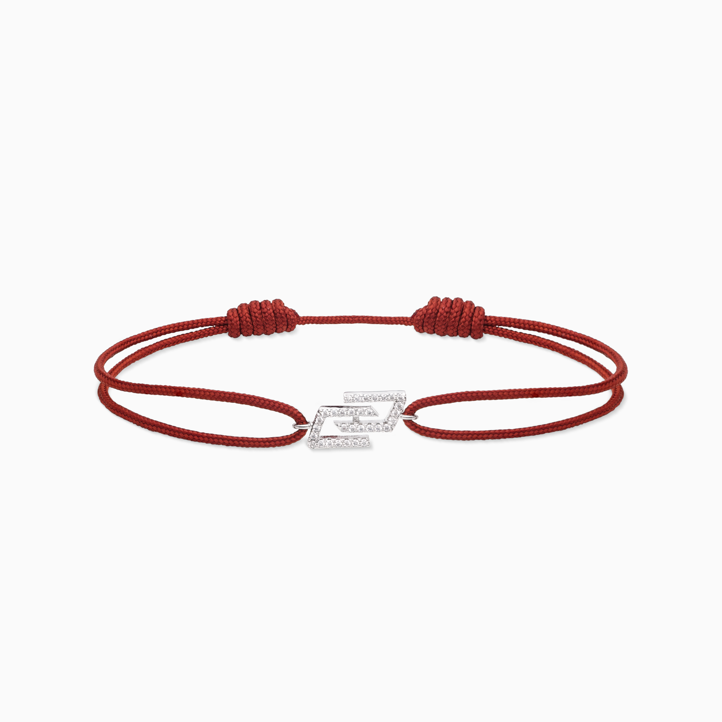 Monogram cord bracelet - Brown