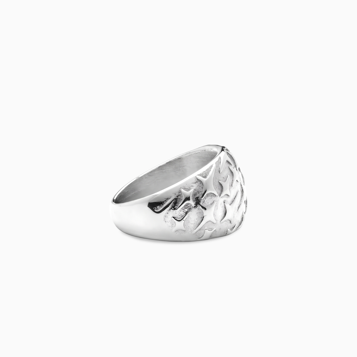 Monogram signet ring - Silver
