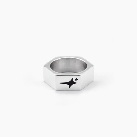 Silver nut ring