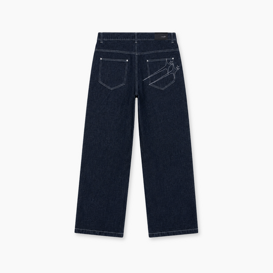 Jean Twin Stars - Bleu foncé