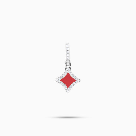 Silver star - Red