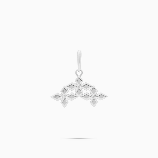 Pendentif Triple Crossed Star - Argenté