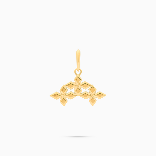 Pendentif Triple Crossed Star - Doré