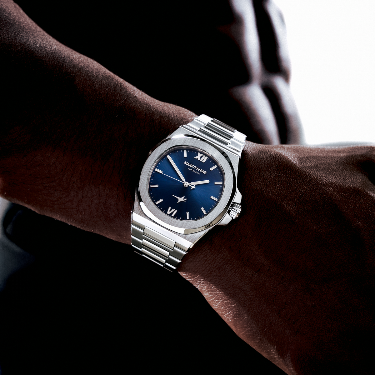 ASON1 - Cadran Bleu & Bracelet Acier inoxydable 316L