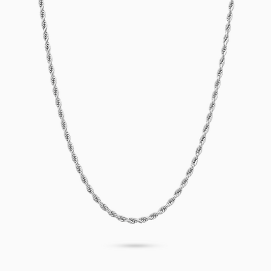 Rope chain 2 mm silver